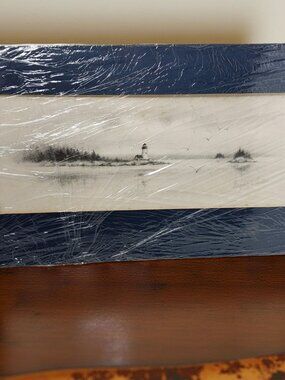 Vintage Virginia Miller Original Lighthouse Lithograph